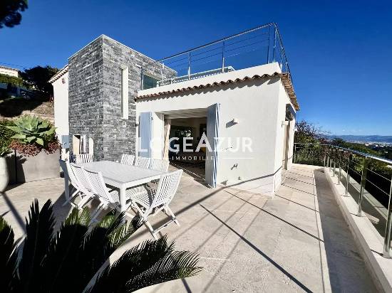 Location maison, 160 m2, 6 pièces, 4 chambres - location saisonniÉre - villa vallauris - 8 p