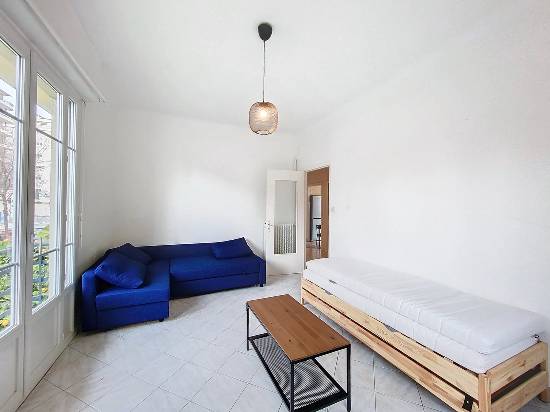 Location appartement, 56 m2, 2 pièces, 1 chambre - location 2p meublée cessole