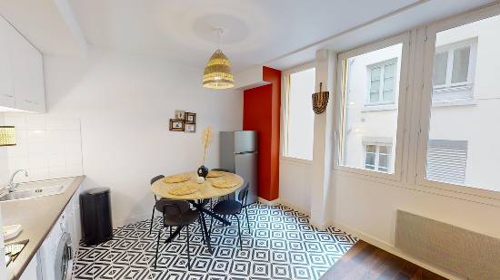 Location appartement 2 pièces - lyon 2 rue palais grillet
