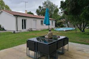 Location maison t4 meublée -3 ch-jardin- piscine