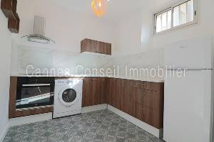 Location appartement, 39 m2, 2 pièces, 1 chambre - 2p refait à neuf, climatisé - cannes cen