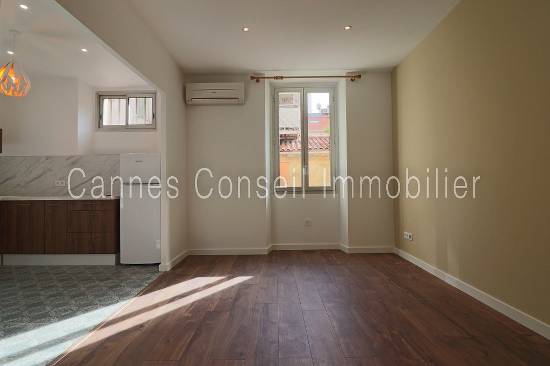 Location appartement, 39 m2, 2 pièces, 1 chambre - 2p refait à neuf, climatisé - cannes cen