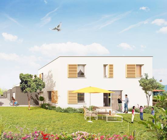 A louer villa duplex 3 pieces avec garage et jardin privatif