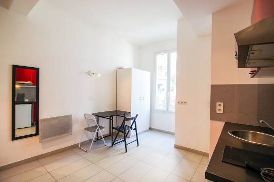 Location appartement, 17 m2, 1 pièces - studio meublé - cessole saint barthelemy