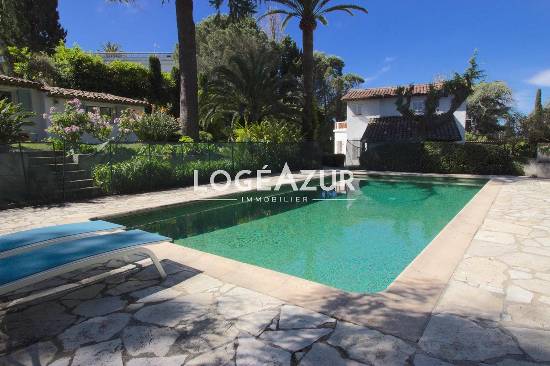 Location maison, 6 pièces, 5 chambres - location saisonniÈre cap d'antibes villa provençale