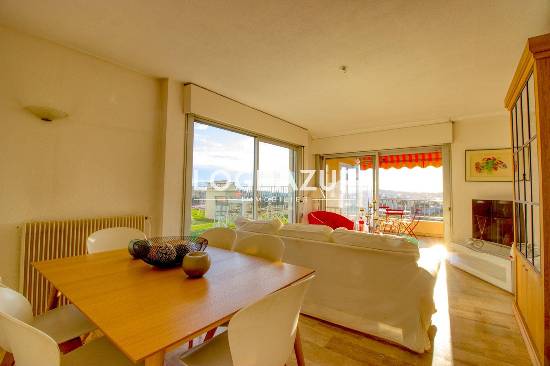 Location appartement, 73 m2, 3 pièces, 2 chambres - location meublÉe - toit terrasse - antib