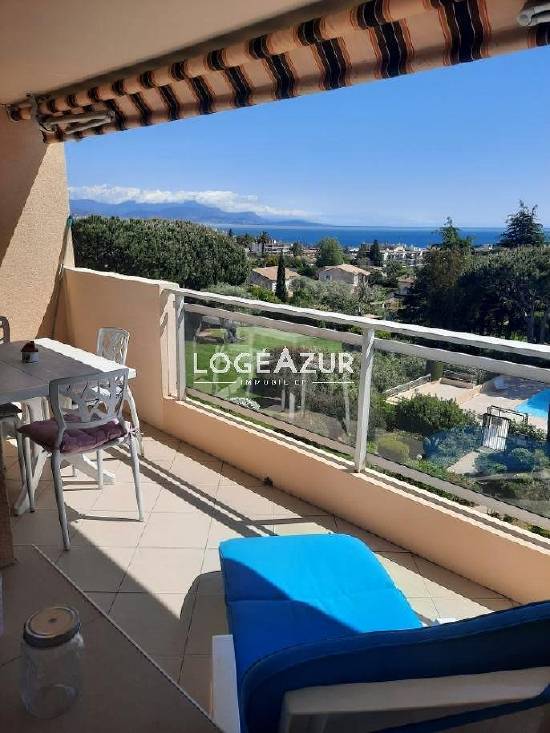 Location appartement, 31 m2, 2 pièces, 1 chambre - location appartement antibes vue mer - 1 c